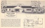 Vintage House Plans, 1950s Houses, Mid Century Homes