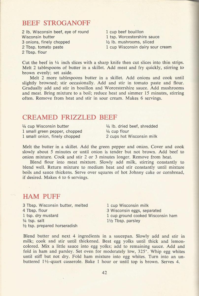 Vintage Recipes: 1964 Meats, Poultry, Fish